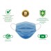 DOCTOR KING Protective Face Masks | 100 Single Use Masks | Face Coverings | High Quality | 3 Layers of Protection | High Efficiency Microfilter: BFE Bacterial Filtration Efficiency 99% | Great For Daily Use
